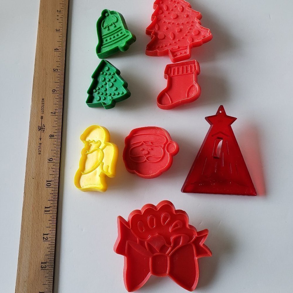 Vintage Christmas Cookie Cutters (set of 8)